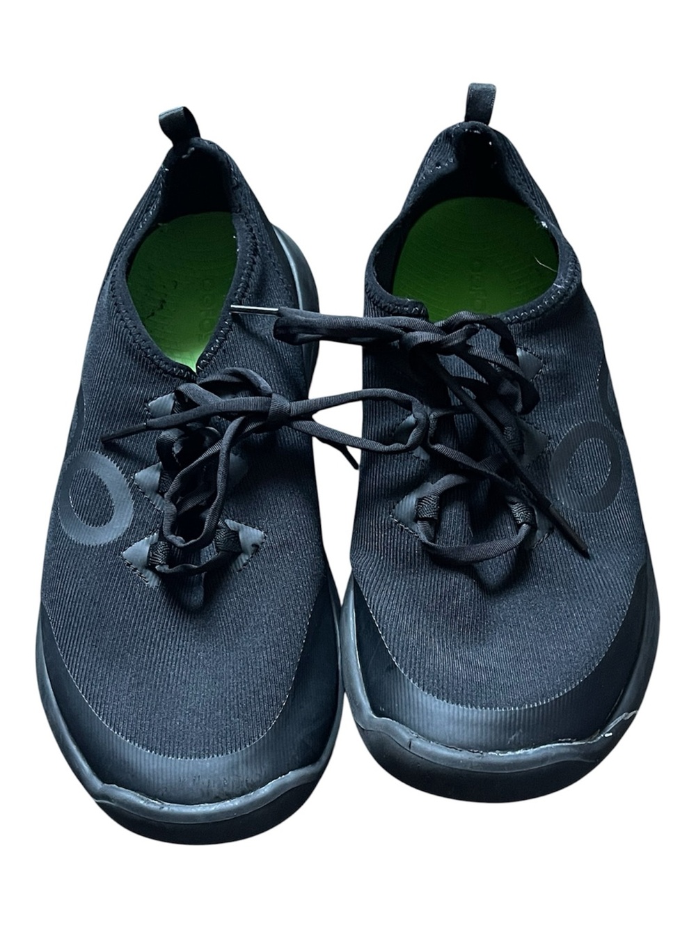 Oofos OOmg Sport‎ LS Sneakers Men's 10 Black Athletic Running Lace Up Shoes